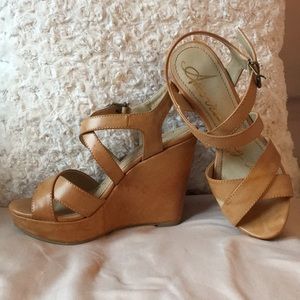 Beautiful Tan Wedges (7/7.5)